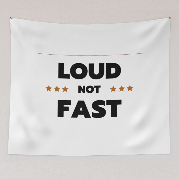 Item preview, Loud Not Fast Subaru- Honda - Ford- Acura- bmw funny jdm decal designed and sold by JoyceBova.
