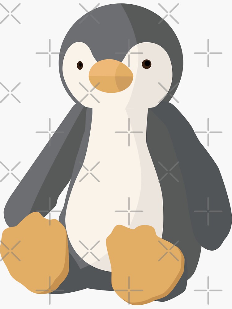 Hugsy-Joeys Penguin Sticker for Sale by DaniKates