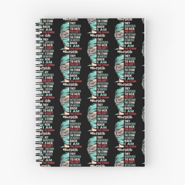 Item preview, Nurse ,RN,LP,ICU,ER,LVN,NP,CNS They Whispered To Her You Can't Withstand The Storm Nurse Educated Vaccinated Caffeinated Dedicated - Funny Nurse Gift designed and sold by codyemantai.