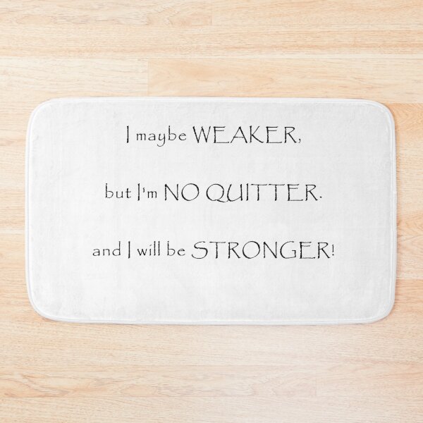 Item preview, No Quitter... designed and sold by CraftByHand.