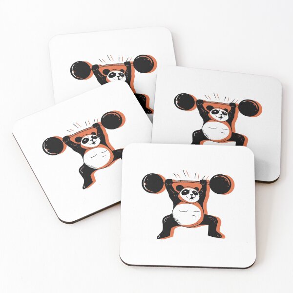 Item preview, Weightlifting weightlifter panda bear designed and sold by DerSenat.