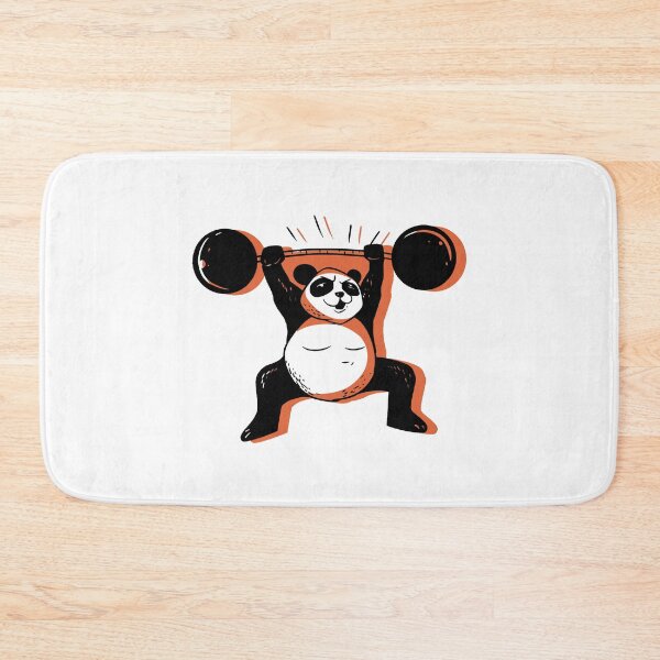 Item preview, Weightlifting weightlifter panda bear designed and sold by DerSenat.