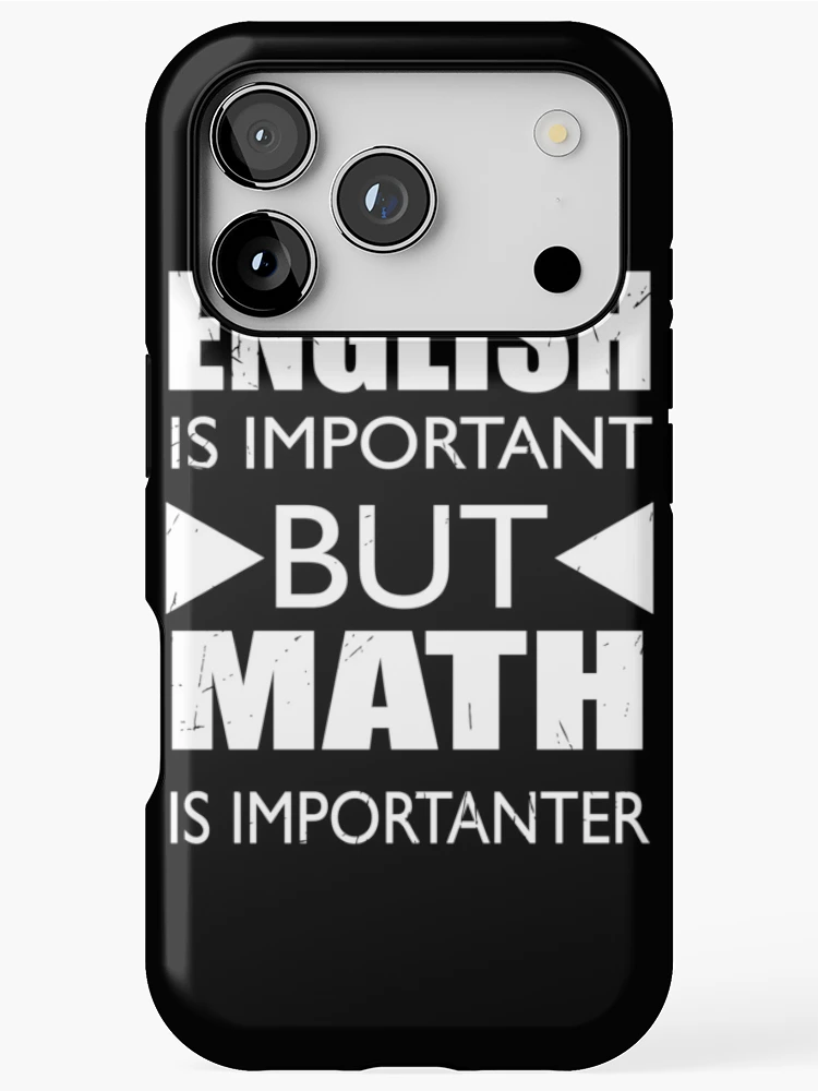 Thumbnail 1 of 4, iPhone Case, English Or Math designed and sold by Clothesify.