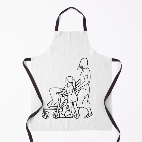 Item preview, Girl on Scooter designed and sold by PrileyRileyArt.