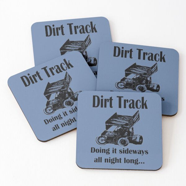 Item preview, Dirt track - doing it sideways all night long (optimised for light merch) designed and sold by shaynetwright.