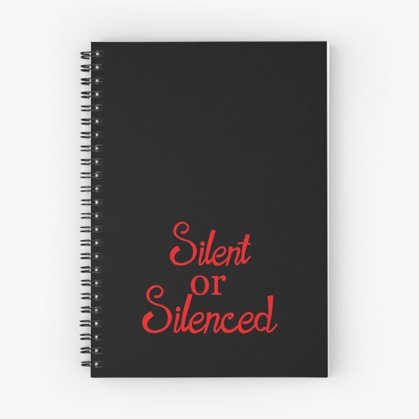 Item preview, Silent or Silenced Quote from interview Meghan Markle Duchess of Sussex 2021 designed and sold by DiensDesign.