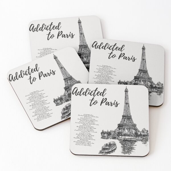 Item preview, Addicted To Paris designed and sold by PatriciaMinShop.