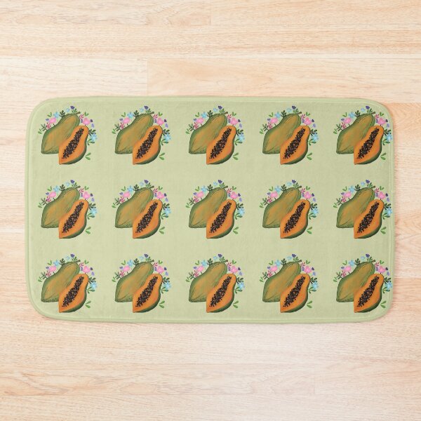 Item preview, Papaya Floral Art, Papayas and Flowers, Blooming Papayas, Fruit Design   designed and sold by Warenae.