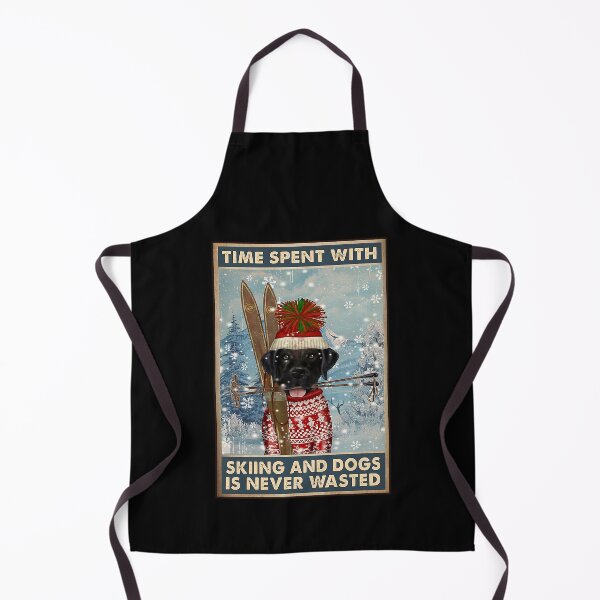 Item preview, Time spent with skiing and dogs is never wasted designed and sold by Kendall188.