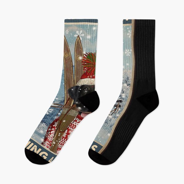 Item preview, Time spent with skiing and dogs is never wasted designed and sold by Kendall188.