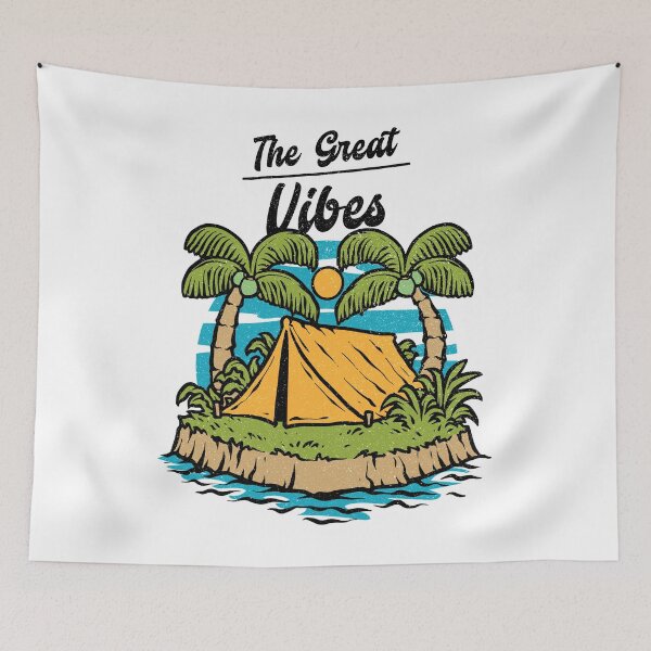 Item preview, The Great Vibes Island designed and sold by YOYOCollection.