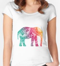 Warm Elephant Women's Fitted Scoop T-Shirt