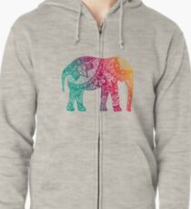 Warm Elephant Zipped Hoodie