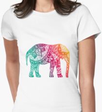 Warm Elephant Women's Fitted T-Shirt