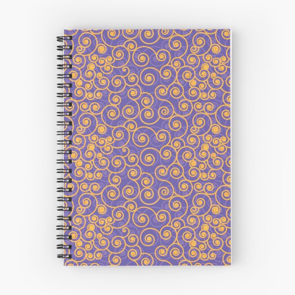 Item preview, Orange spiral pattern on a purple background designed and sold by NW-Photo-Art.