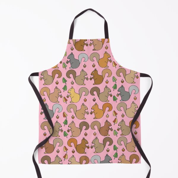Item preview, Adorable Squirrel Pattern (pink) designed and sold by Davey's Designs.