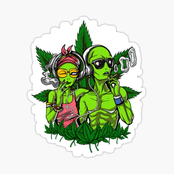 Alien Hippies Smoking Alien Hippies Smoking