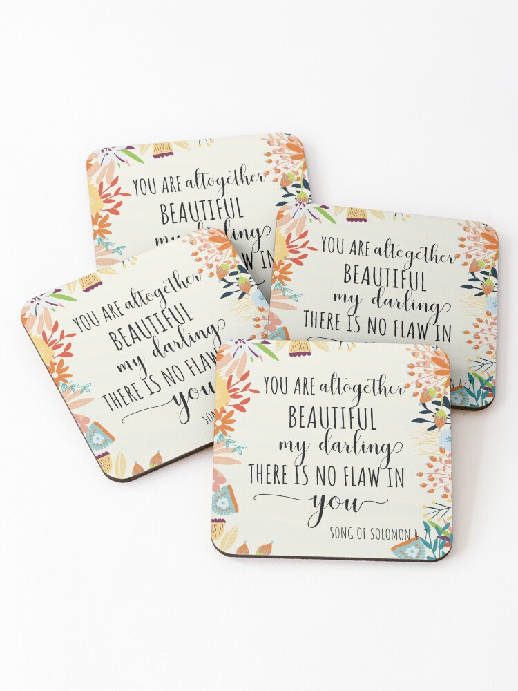 You Are Altogether Beautiful {Coaster}