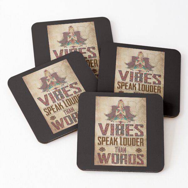 Item preview, Yoga - Vibes speak louder than words designed and sold by reenea84.