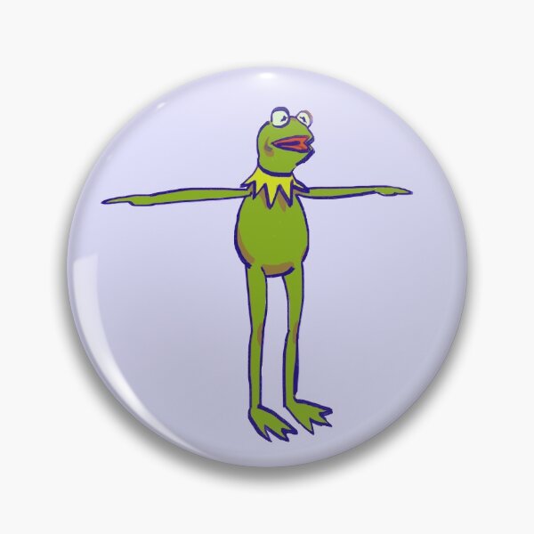 Item preview, I draw kermit the frog t-posing to assert dominance. The muppets meme. designed and sold by RansRoom.