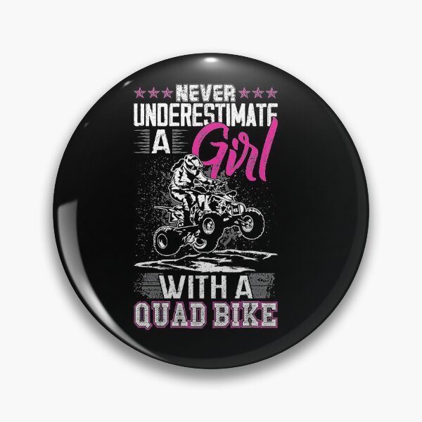 Item preview, Never Underestimate A Girl With A Quad Bike Four Wheeler Shirt designed and sold by jvtee.