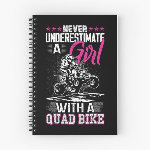 Item preview, Never Underestimate A Girl With A Quad Bike Four Wheeler Shirt designed and sold by jvtee.