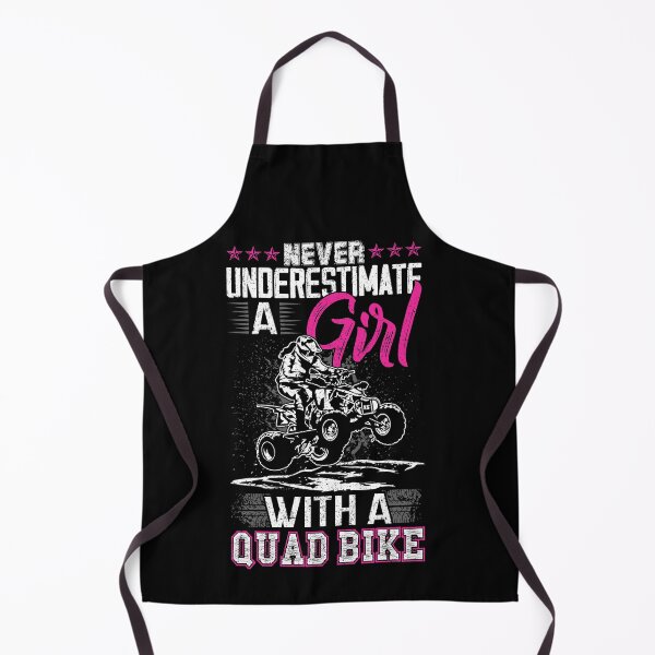 Item preview, Never Underestimate A Girl With A Quad Bike Four Wheeler Shirt designed and sold by jvtee.