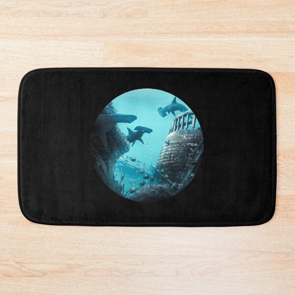 Item preview, Shipwreck Feeding Frenzy - Hammerhead Sharks designed and sold by sketchworks.