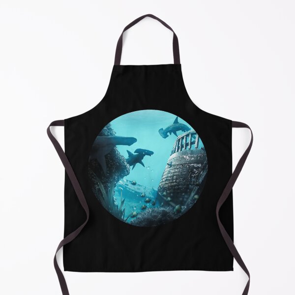 Item preview, Shipwreck Feeding Frenzy - Hammerhead Sharks designed and sold by sketchworks.