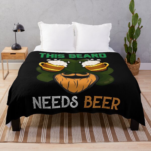 Item preview, This Beard Needs Beer - St. Patrick's Day designed and sold by K-icon.