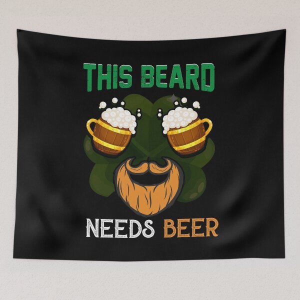 Item preview, This Beard Needs Beer - St. Patrick's Day designed and sold by K-icon.