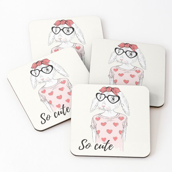 Item preview, Bunny with glasses designed and sold by Nesro34.