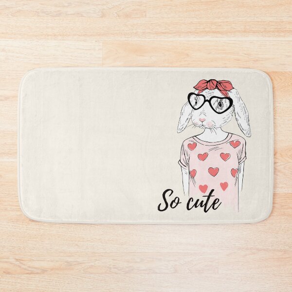 Item preview, Bunny with glasses designed and sold by Nesro34.