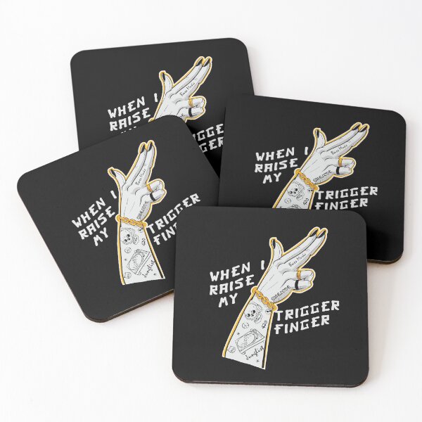 Item preview, When I Raise My Trigger Finger - Original Junglist Black Edition designed and sold by WULFLAND ARTS.