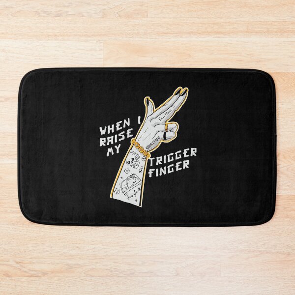 Item preview, When I Raise My Trigger Finger - Original Junglist Black Edition designed and sold by WULFLAND ARTS.