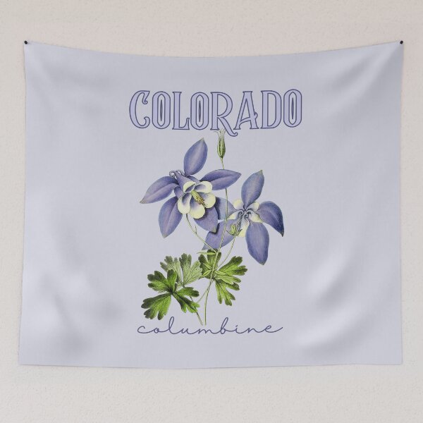 Item preview,  Colorado state flower Columbine  designed and sold by Nyanko-Sempai.