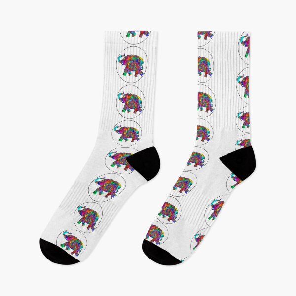 Item preview, Colorful  animated elephant  design designed and sold by Moussa  Sussi.
