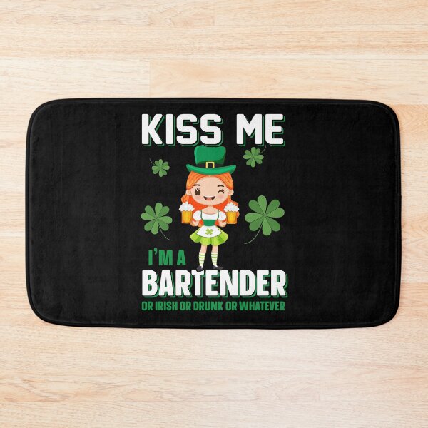 Item preview, Kiss Me I'm a Bartender - St. Patrick's Day designed and sold by K-icon.