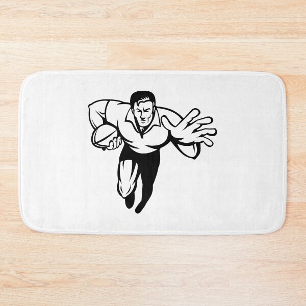 Item preview, Rugby Line Art Minimalist Design designed and sold by Salukeart.