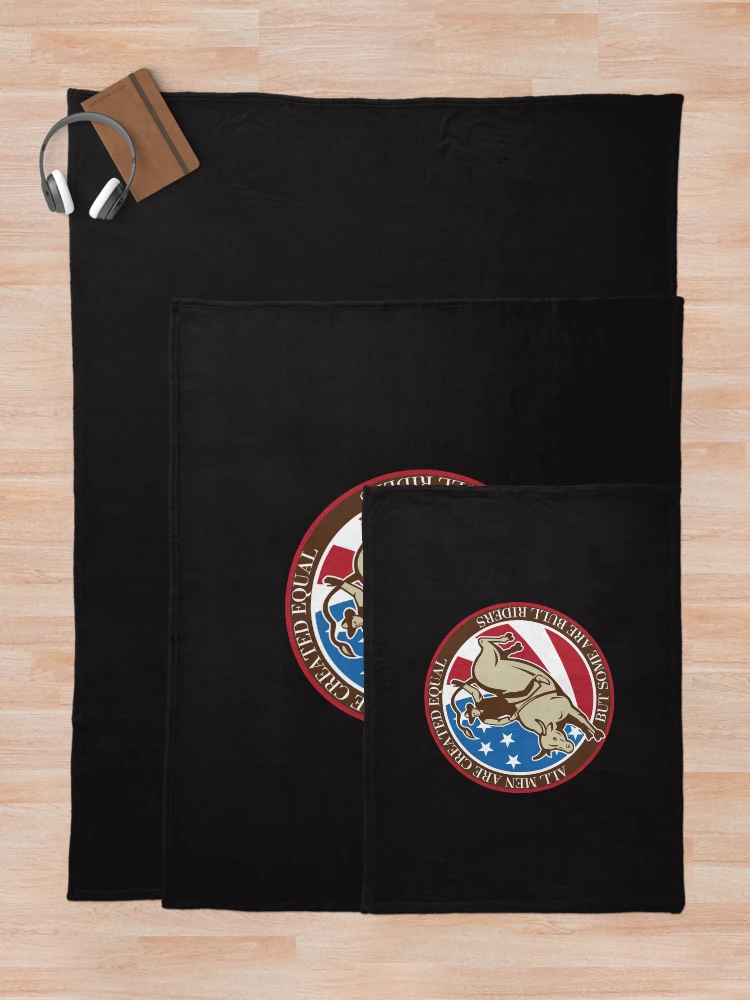 Thumbnail 5 of 6, Throw Blanket, Bull Rider - Rodeo designed and sold by laiwole.