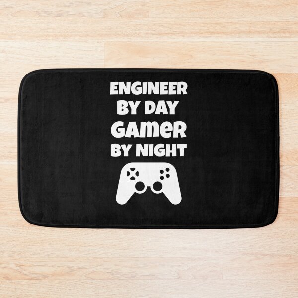 Item preview, Engineer By Day Gamer By Night designed and sold by Superhero Gear.