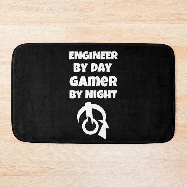 Item preview, Engineer By Day Gamer By Night designed and sold by Superhero Gear.