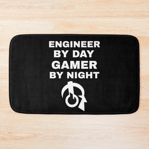 Item preview, Engineer By Day Gamer By Night designed and sold by Superhero Gear.