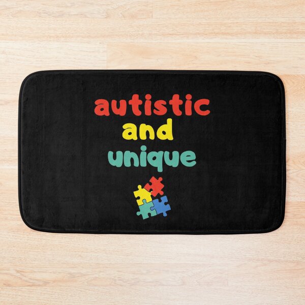 Aperçu de l'œuvre Autiste et Unique conscience de l'autisme coeur chemise colorée fierté autiste Adhd Aspergers trisomie 21 mignon drôle idée de cadeau inspirant créée et vendue par EpsilonEridani.