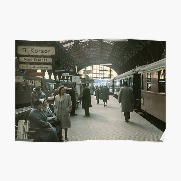 Copenhagen Railway Station 19610415 0109 Poster
