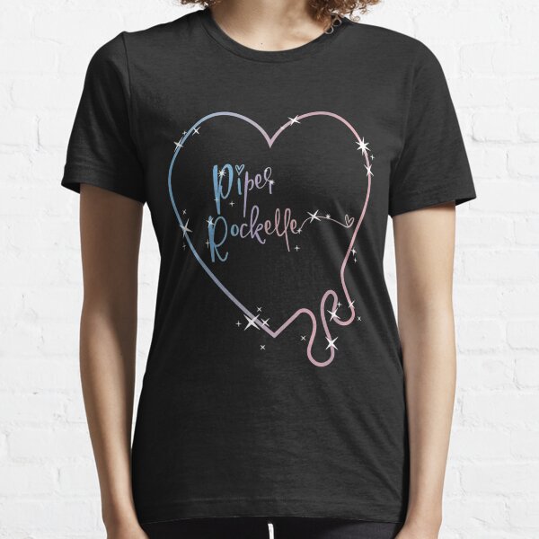 Vitntage Piper Rockelle Merch Drippy Heart Crop Essential T-Shirt