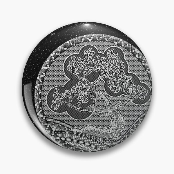 Artikelvorschau, Zentangle-Baum entworfen und verkauft von k9printart.