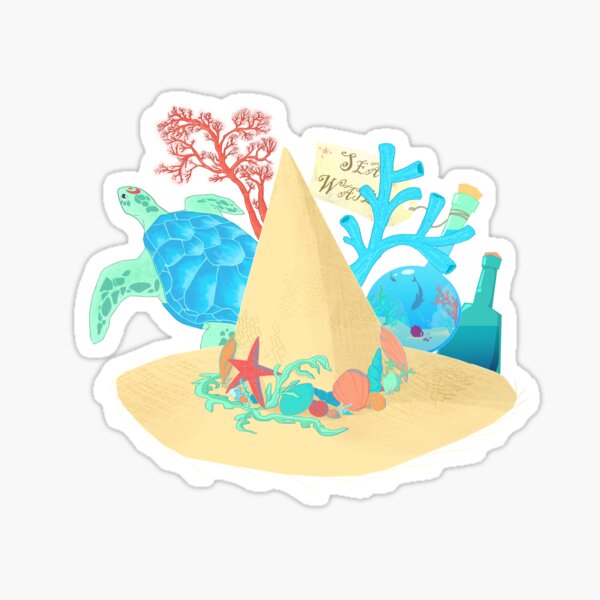 Beach witch Sticker