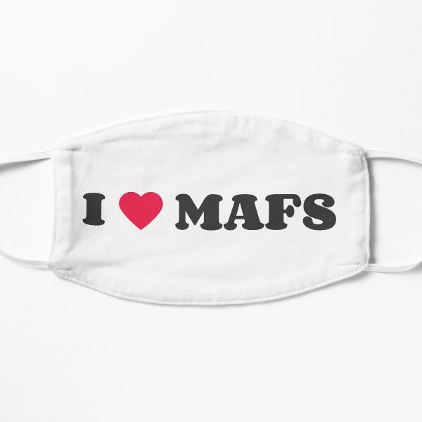 I Love MAFS Flat Mask