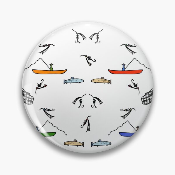 Item preview, Colorful Fly Fishing Pattern designed and sold by Davey's Designs.